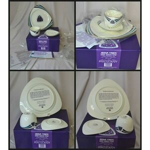2 boxes Star Trek Deep Space Nine Bajor Pfaltzgraff bone china buffet dish sets
